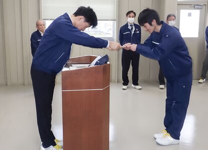 入社式2